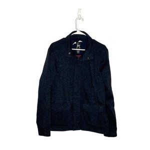 Kane and Unke mens blue‎ speckled utility jacket size L
